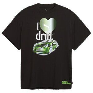 PUMA x FAST & FURIOUS Men's Basketball Tee XL 637899_02 Black - like new